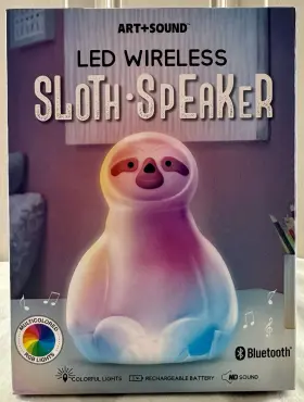 68007901489 Art Sound Sloth Led Wireless Speaker