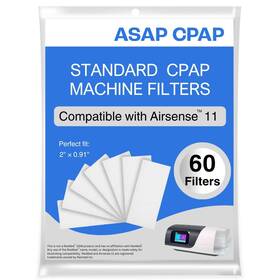 Asap Cpap 197644984039 60 Count Of Standard Replacement Disposable Filters Compatible With