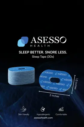 Asesso 199874946320 Health Advanced Facial Tape 30 Per Gentle Sleep