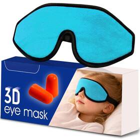 Astra Vena 733102527532 Kids Sleep Mask 3d Memory Foam Blackout Eye Cover Blue