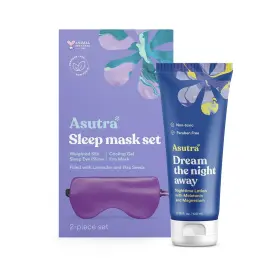 Asutra 850016538840 Dream Sleep Bundle - Purple Silk Eye Pillow Box Set And The Night Away