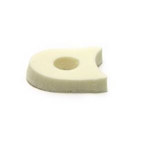 Atlas Biomechanics 706433999262 Toe Separator Pads Foam Corn 1/4 Inch 100/pack White