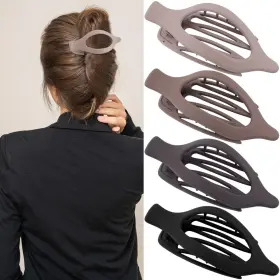 B0cy8cql4n Atoden Flat Hair Claw Clips For Thick And Thin Large Alligator
