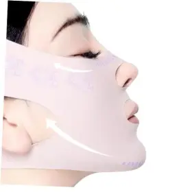 21563 Auro Thread V- Face Lift Strap - Relieve Sagging Skin Reduce Pwelling And Firm Pink