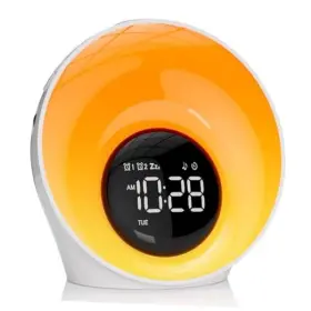 Bl20 Auyle Wake Up Light Sunrise Alarm Clock White Noise Sleep Sound Machine With Large