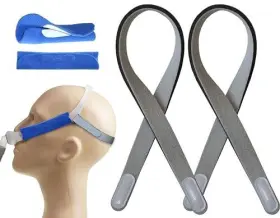 Aveen 302123751761 2-pack Cpap Headgear Straps With 2 Covers Compatible Resmed Swift