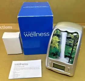 F3009641 Avon Vintage Wellness Light Falls Wake Up Clock With 6 Soothing Sounds 2006 New