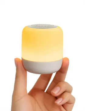 Bebdb31 Babelio Pocket Glow White Noise Sound Machine - Upgraded 9 Color Night Lights 20 Non