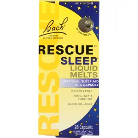86461 Bach Flower Essences Rescue Sleep Natural Aid Homeopathic 28 Capsules