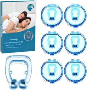 Bangrich 719081715672 Anti Snoring Devices 6pcs Snore Stopper With Adjustable Magnet Effective