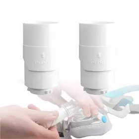 Baozenp 931928531489 Hose Adapter Compatible With Airmini Breathing Tube Connector 2 Pcs White