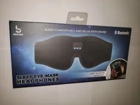 Bass Jaxx 922344899470 Sleep Eye Mask With Bluetooth Light Blocking Relax Sound Comfortably Nib