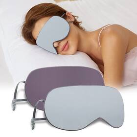 Bathrins 723554965518 Sleeping Mask 2 Pack Warm Cool Count Of 1 Blue/pink Purple/pink