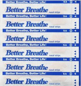Batter Breathe 445006231240 50-300 Nasal Nose Strips Better Reduce Anti Snoring Sleep Apnea Large