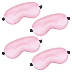 Bbto Bt-bbto-8364 4 Pcs Silk Sleep Mask Smooth Soft Eye 1 Count Pack Of Pink