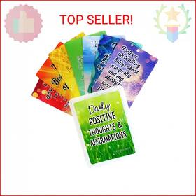 Because Im Happy 748077962561 Positive Affirmation Cards - 54 Affirmations 150 Inspirational Questions Bea