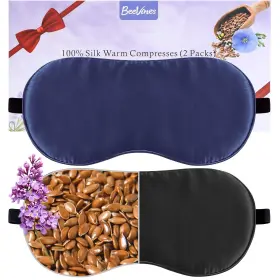 Beevines 976311760053 Lavender Eye For Dry Eyes 2 Packs Moist Heat Warm Compress Microwave Acti