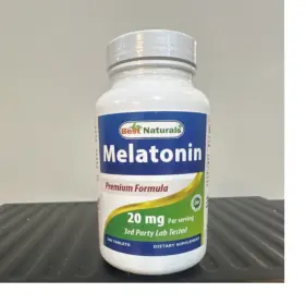 102555 Best Naturals Premium Formula Melatonin 20 Mg Tablets 240 No Sugar Usa