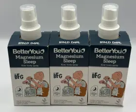 Betteryou 060148523705 3 Pack Magnesium Sleep Body Spray For Kids 3.38oz Topical