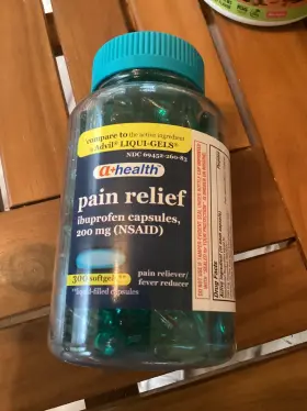 Ibu300 Bionpharma Inc. Ibuprofen 200 Mg 300 Softgels Pain Reliever/fever Reducer Nsaid 9/2025
