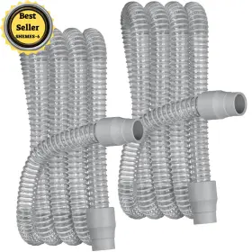 Bistras 798132739430 T2pk Premium Made In Usa 6 Foot Universal Cpap Tubing Hose All Machines