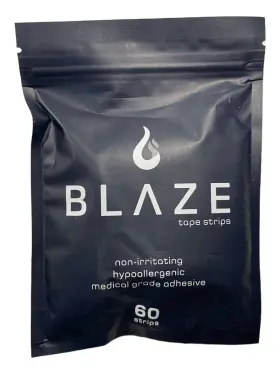 Blaze 198168273043 Mouth Tape Strips - Medical Grade Adhesive Hypoallergenic 60