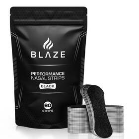 Blaze B0dctgrv7c 60-count Performance Nasal Strips Oil/sweat-proof For Better Breathing And Sleep