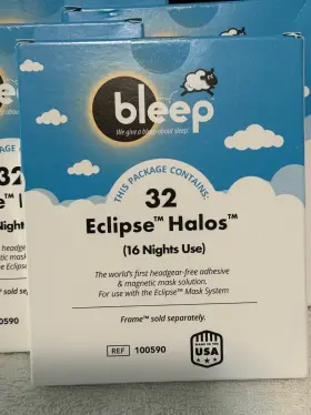 100599 Bleep 100590 New Eclipse Halos Adhesive Patches -32 Pack 16 Nights 5 Boxes