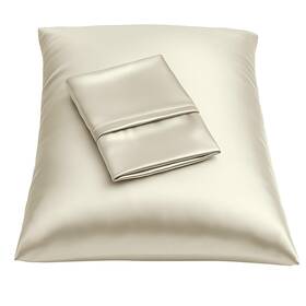 Blissford 4100qivo2 Satin Pillowcase With Zipper For Hair And Skin Care Feels Soft Cool Lik