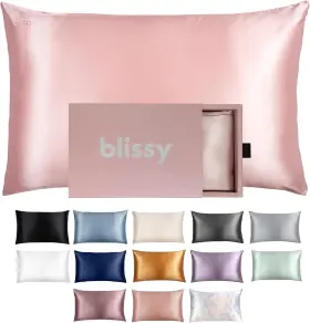 Blissy 850009689139 Silk Pillowcase - 100% Pure Mulberry 22 Momme 6a High-grade Fibers