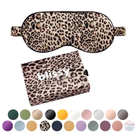 B0dfthsyly Blissy Silk Sleep Mask - Total Blackout Eye For Men And Women 100% Mulberry