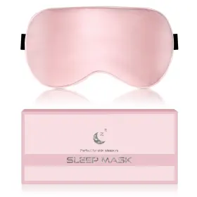 2306136 Blssnz Silk Sleep Mask For Women - Soft Breathable 1 Count Pack Of Pink