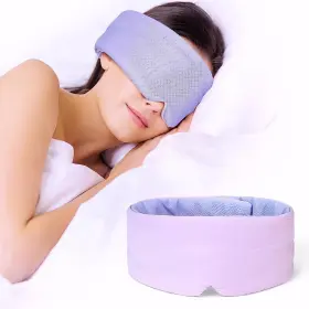 B0c527v9m4 Blssnz Sleep Mask Specialist For Side Sleepers Dual-sided All-season Eye Sleeping Light
