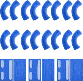 Boao-wetg45312 Boao 20 Pcs Nasal Cannula Ear Cushions Oxygen Tubing Pads Dark Blue