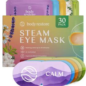 Body Restore 850059313411 Heated Eye Mask For Dry Eyes 30 Pack Self Heating Warm Comp
