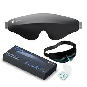 Bodypedia B0dll6nmz5 Sleep Eye Mask Black For Men Women Soft Breathable Blindfold Light Blocking