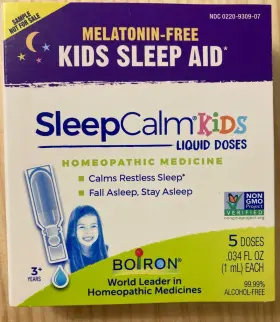 Boiron 306969309070 Kid Sleep Calm 5 Doses 0.034 Oz / 1 Ml Each 3 Year Exp 05/2026 Free Ship