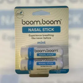 Boomboom 851902002865 Natural Aromatherapy Nasal Inhaler Stick Mint Scent