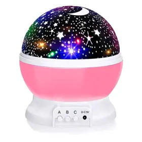 Borelor 886268724168 Star Night Light For Kids 12 Color Changing Lights 3 Piece Set Red