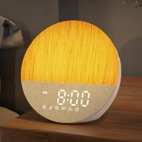 Yf-04 Botdoys Sunrise Alarm Clock For Morning Wake-up Gentle Gradual Wake Up Light Hea