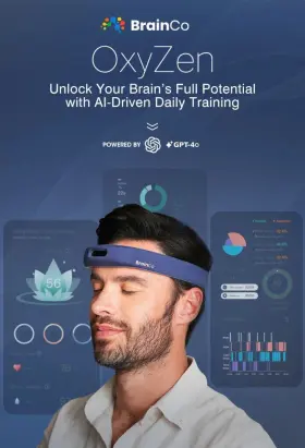 Bc3-0000181100 Brainco Oxyzen Oxyzen-boost Your Brain Achieve Balance And Ease Stress With Ai Power