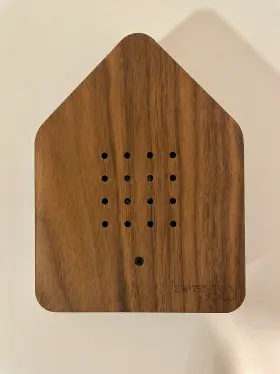 Brainstream 260529150105 Zwitscher Box Motion Sensor Bird Sounds Self Therapy Relax Machine- Wood Grain