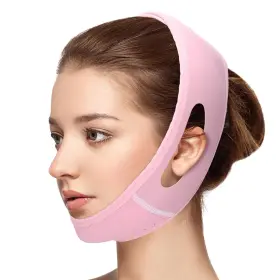 Da-1015-2 Brand Datansun Reusable V-line Mask Chin Strap For Sleeping Lifting Pink