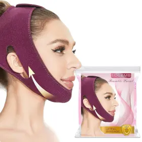 Brand Edcbmb 726501819223 V Line Mask Shaped Belt Facial For Women And Men Reusable Chin Strap