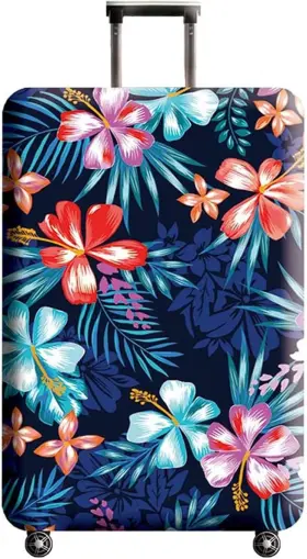 Lcp01-flower-s Brand Goxunyuan Luggage Cover Protective Washable Suitcase S Fit 19-20 Inch Flower