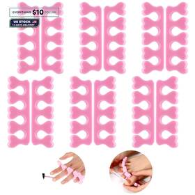 Brand Piriuuo 639153 12 Pcs Sponge Toe Separators For Pedicure Soft Foam Separators