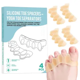 Brand Sngbytu 715968973357 4 Pcs Silicone Toe Spacers Yoga Separators For 3.98 Tan