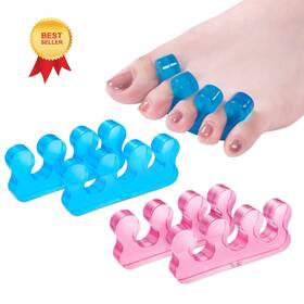 Brand Zaxsota 605162081074 Pedicure Toe Separators For Bunion And Nail Polish Orthopedic Gel Blue Pink