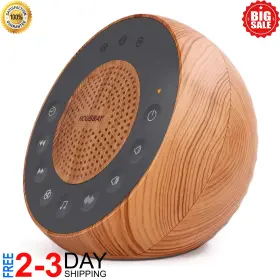 256565 Branded Sound Machine White Noise Rain Ocean Soothing Sounds Therapy Relax Sleep Music