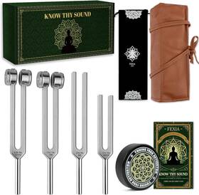 Branded Tf-004 Tuning Forks For Healing Set 128hz 136.1hz 256hz 512hz Sound Therapy